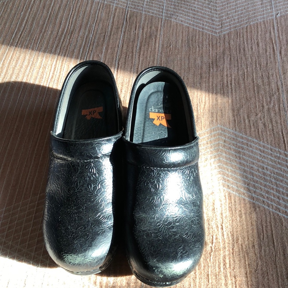 Dansko Tooled Leather Clog